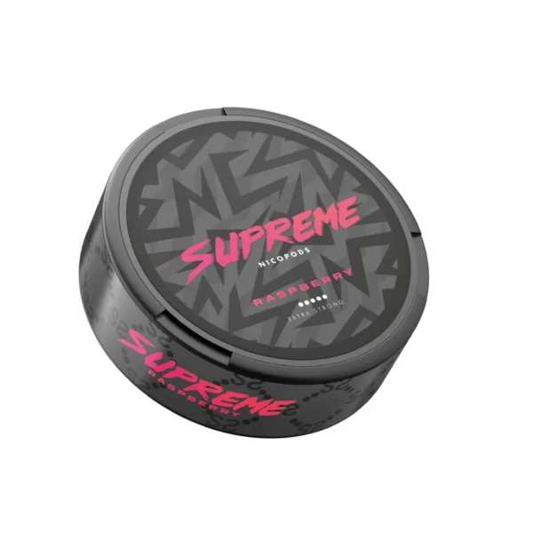 Supreme Raspberry nicotine pouches